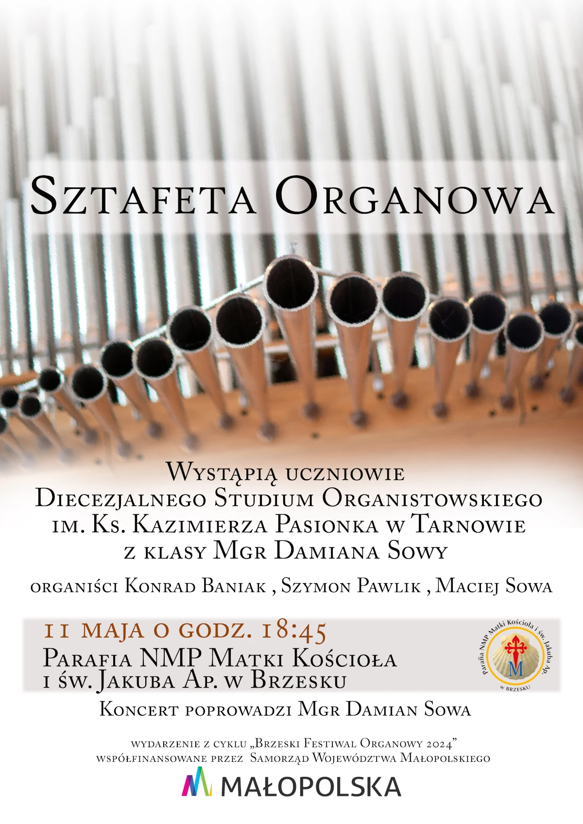 Sztafeta Organowa - plakat